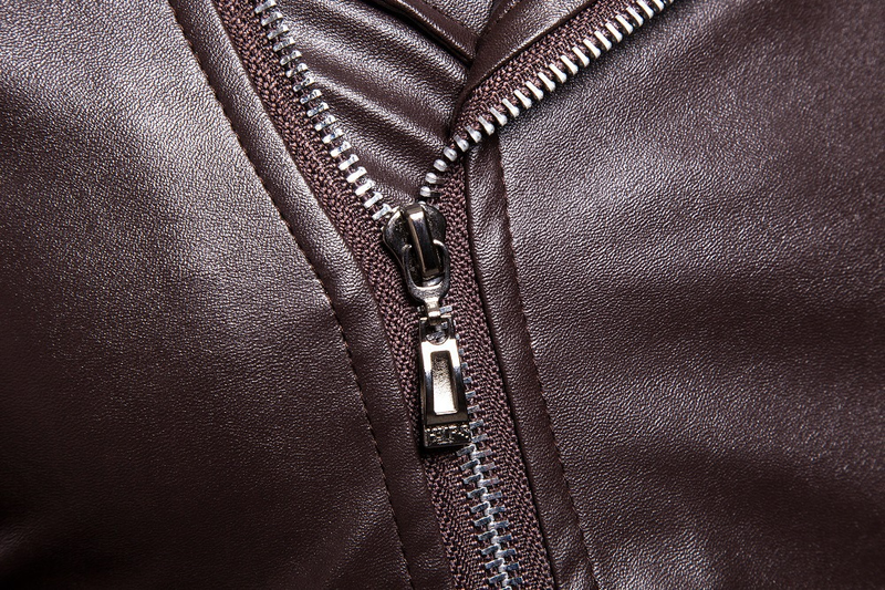 Herrenbekleidung Motorrad Schlanke Lederjacke Für Männer Lederjacke_voghion.com