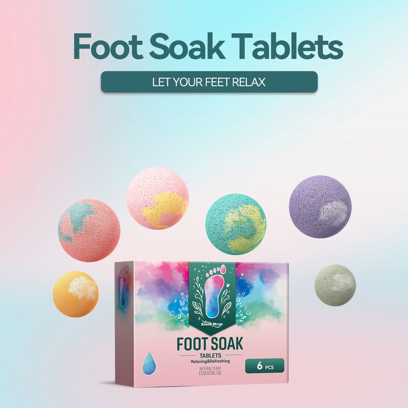 South Moon Aromatherapy Peeling Cleansing Moisturizing Care Heel Foot Bath Ball_voghion.com