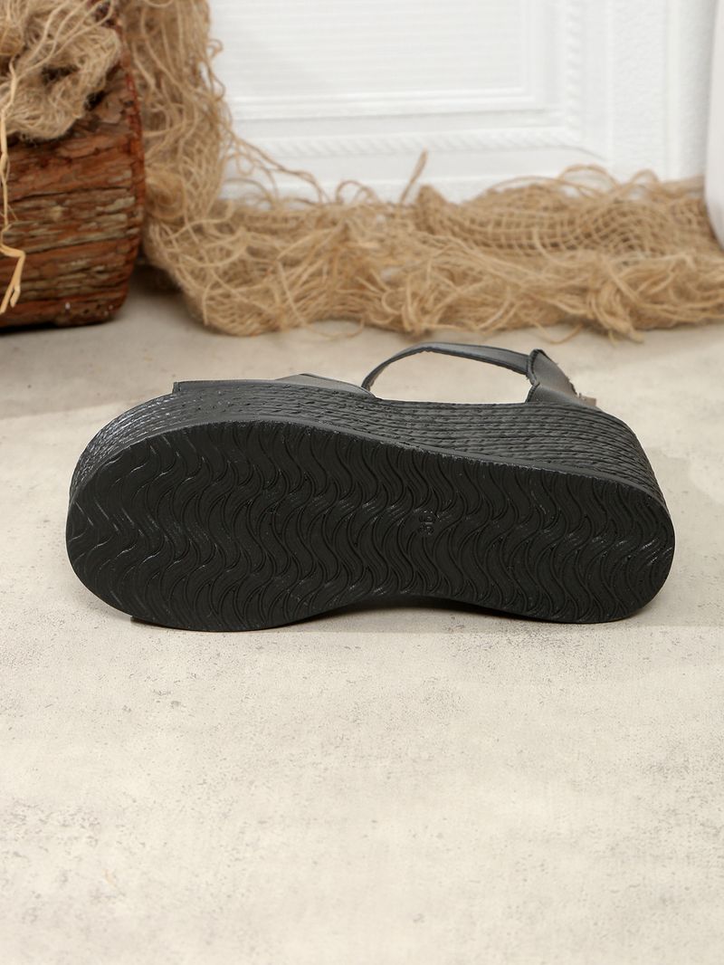 Platåsandaler Dam Nya Sommarsandaler med Kilklack_voghion.com