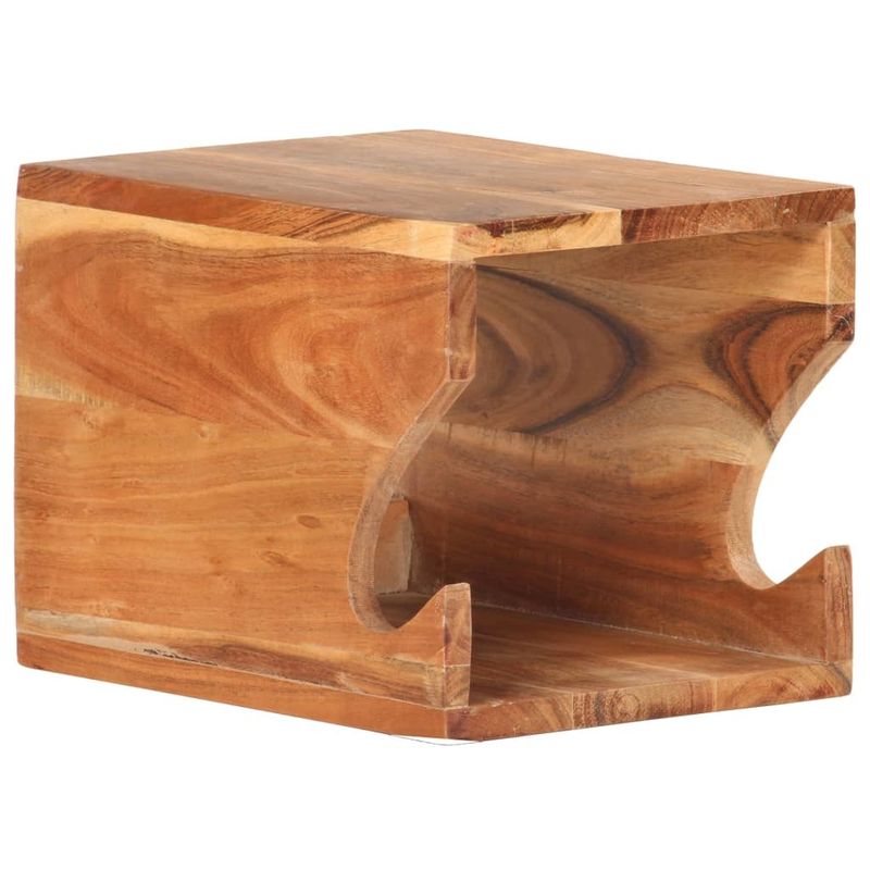 Wall Mounted Bicycle Rack 13.8"x9.8"x9.8" Solid Acacia Wood_voghion.com