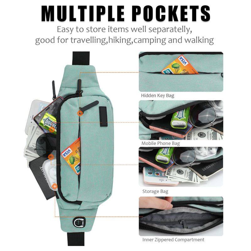 Sporttaschentasch Grouss Kapazitéit Moud Casual Messenger Bag Sport Broschttasch Multifunktionell Biergbesteigung Wiessel Handy Taschentasch_voghion.com