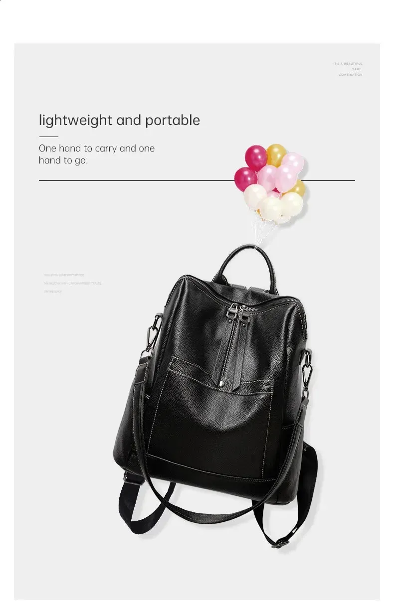 Damenrucksack aus echtem Leder, großes Fassungsvermögen, modische, lässige Schultertasche aus weichem, hochwertigem Rindsleder, faltbar, für Mädchen_voghion.com