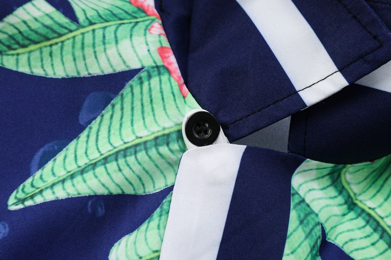 Ropa para hombre, estilo urbano, camisa floral, traje, playa, surf, camisa con estampado completo, cárdigan informal, pantalones cortos a juego para hombre_voghion.com
