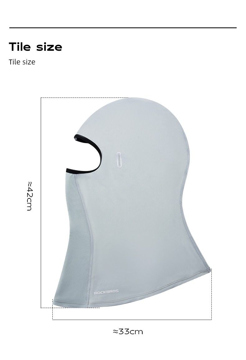 Rockbros Ice Silk päikesekindel peakate suvine mootorratta elektriauto rätikumask meestele ja naistele näohooldus ratsutamismüts_voghion.com