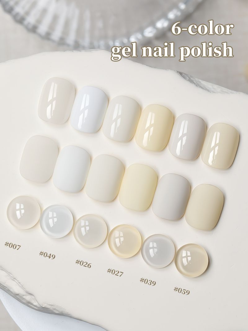 Colla per unghie, yogurt, smalto bianco, nuovo latte di soia, riso bianco, abito bianco, salone per unghie, colore popolare_voghion.com