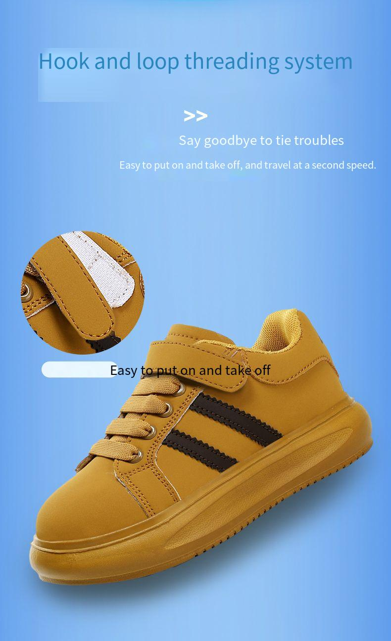 ATONGMU Neu für das Frühjahr 2024 Jungen- und Mädchen-Freizeitschuhe, Klettverschluss-Schuhe mit dickem Boden, Outdoor-Sportschuhe, lässig, vielseitig_voghion.com