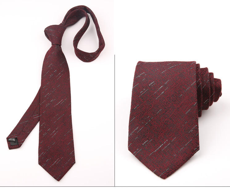 Algodão masculino misturado artesanal puro preto listrado jacquard sarja casual negócios formal casamento terno e gravata_voghion.com