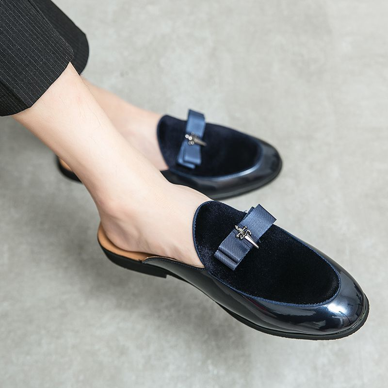 Italian Men's Slippers Men's Casual Shoes Summer Suede Loafers Moccasins Outdoor Sandals Carefully Designer Brand_voghion.com