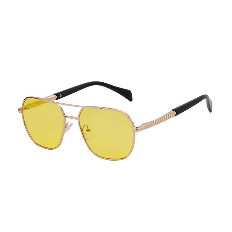 2025 New European And American Fashion Box Sunglasses Men's Simple Sunscreen Sunglasses_voghion.com