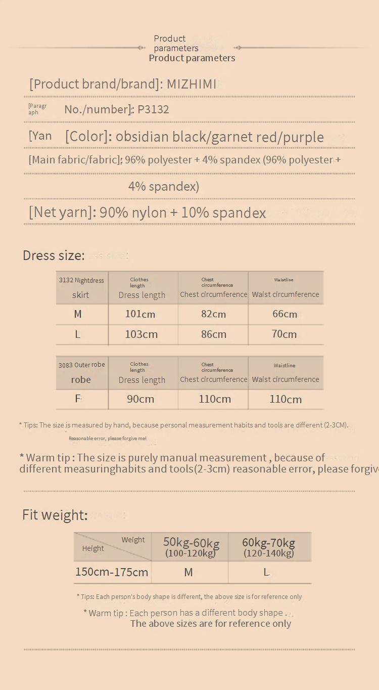 Sexy Nachtwäsche Bequemer, einfacher Pyjama aus Eisseide, Sling-Nachthemd mit Schnürung, äußere Robe, weiblicher Heimkleidungsanzug_voghion.com