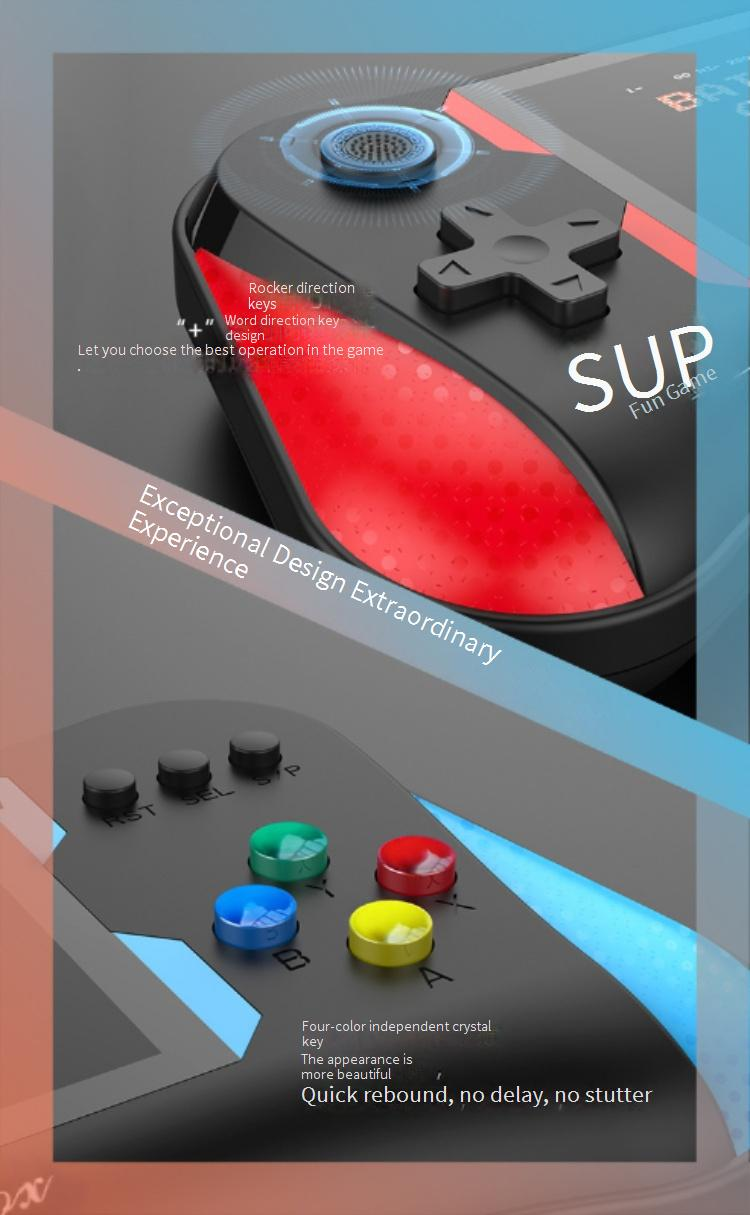 Video Game Consoles X7M Handheld Game Console Mini Arcade Portable Double Handheld Nostalgic Gift_voghion.com