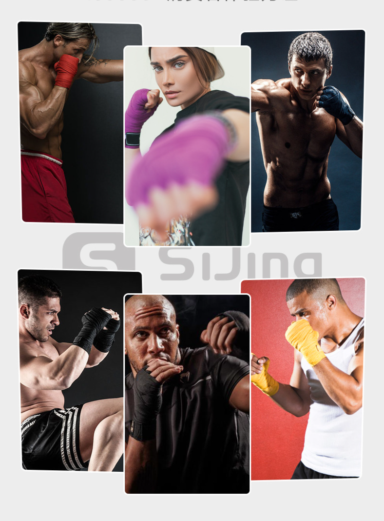 Correas de boxeo, equipo de protección para boxeo deportivo, muay thai, taekwondo, sanda, protector de manos para mujer, vendaje elástico para mano de combate._voghion.com