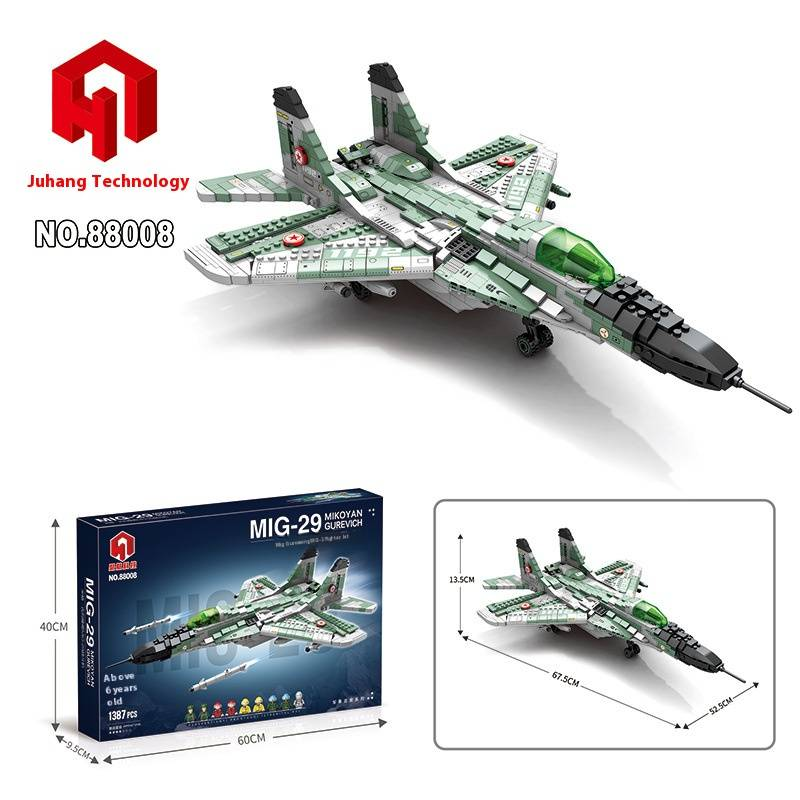 Blocchi da costruzione compatibili con aerei militari LEGO - Modello di caccia J-15 e F-22 Raptor, giocattolo STEM fai da te con mattoncini piccoli per ragazzi e adolescenti (oltre 800 pezzi)_voghion.com