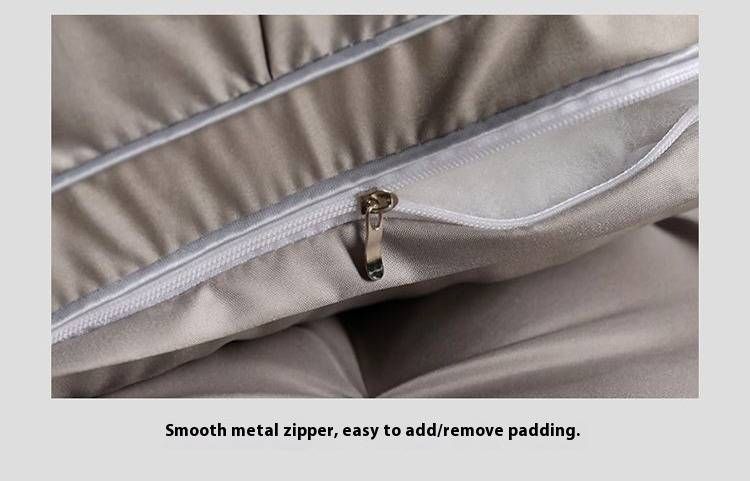 Premium-Kissen im Hotel-Stil (48 x 74 cm) – Hochfloriges Kissen aus Polyesterfasern zur Nackenstütze, faltenfreies Design, mehrere Farben und Höhen erhältlich_voghion.com