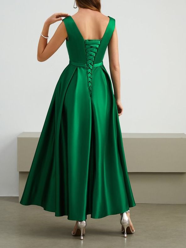 Imbracaminte de dama satin fusta mare rochie de seara_voghion.com