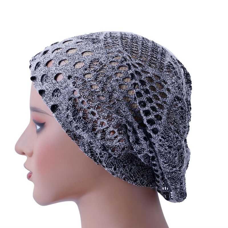 Breathable Hollow Pattern Pile Hat – Women's Summer Pullover For Shopping & Leisure (Fashionable Retro Style)_voghion.com