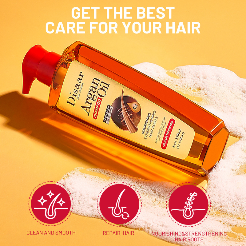 DisaarShampoo detergente Forrest Gump marocchino da 350 ml, controllo dell'olio e pulizia dei capelli_voghion.com