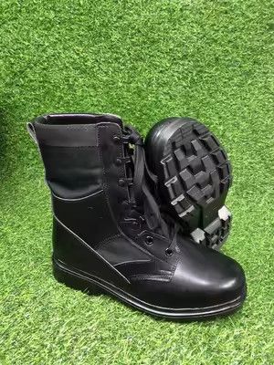 European Warm Series Side Zipper Training Paratrooper Flight Summer Mesh Breathable Combat Men's Outdoor Tactical Boots_voghion.com