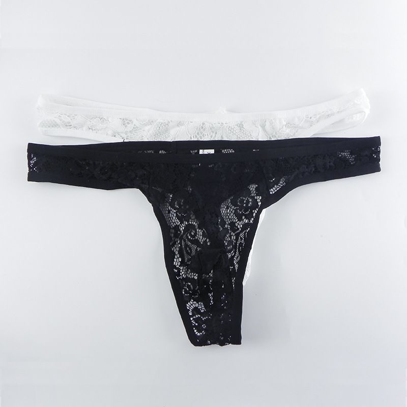 Perizoma in pizzo sexy, intimo uomo trasparente, per discoteca_voghion.com