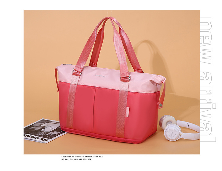 Travel bag, lightweight and ready for delivery bag, outdoor short distance hand-held bag, large capacity fitness bag, lightweight and simple yoga bag_voghion.com