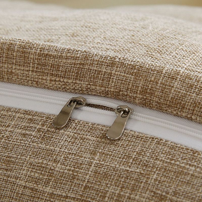 SOGA 4X 100cm Beige Triangular Wedge Bed Pillow Headboard_voghion.com