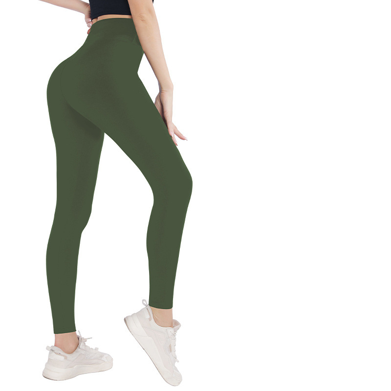 Leggings taille haute pour femmes, pantalons de yoga moulants, pour sport, fitness, taille haute_voghion.com