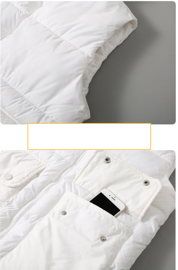 Abbigliamento maschile Gilet patchwork da uomo con collo in pelliccia di agnello, gilet spesso autunnale e invernale, gilet sottile, gilet antifreddo in cotone e seta_voghion.com