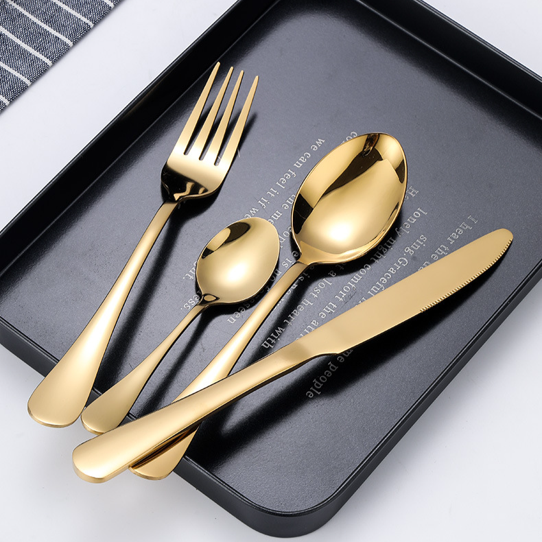 Stainless Steel Cutlery Set Creative 24 Piece Gift Box Western Steak Knife Fork And Spoon_voghion.com