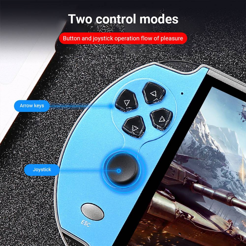 X12Plus draagbare gameconsole met dubbele joystick - 7 inch HD-scherm, draagbaar retro arcadespelapparaat in PSP-stijl met 16 GB opslagruimte_voghion.com