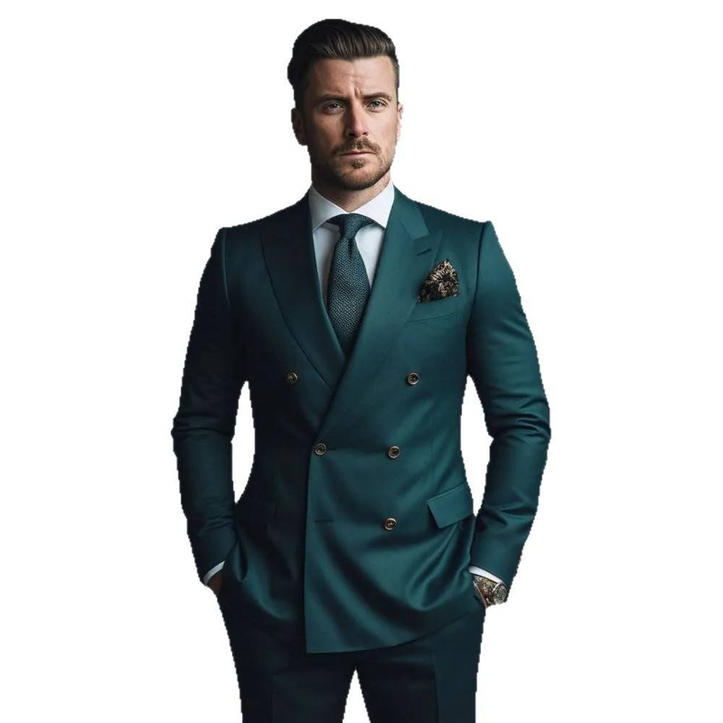 Men's Clothing Business Banquet Host Clothing Best Man Groom Suit_voghion.com