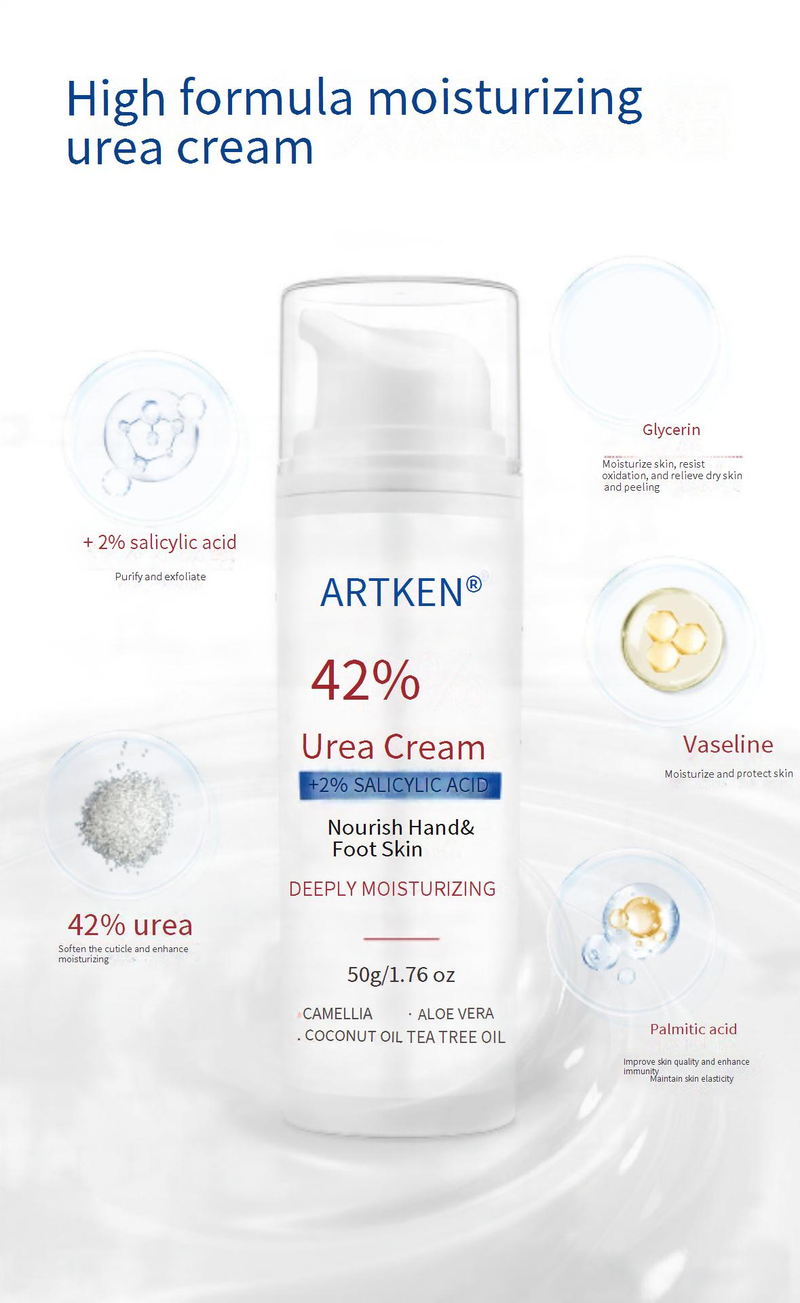Lotions ARTKEN Crème à l'urée 42 % d'acide salicylique Automne et hiver Crème hydratante anti-dessèchement pour les mains Full English Spot_voghion.com