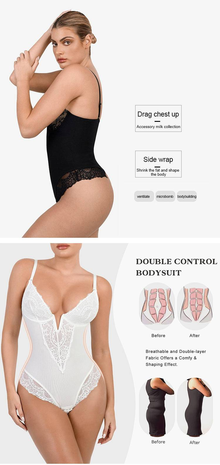 Body Shaping Clothing Body Shaping Abdomen Shaping Waist Strap Seamless One Piece Jumpsuit_voghion.com