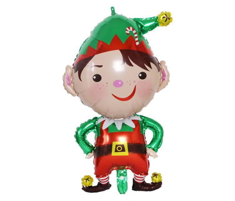 98 x 60 cm Weihnachtsfiguren-Folienballon – große Weihnachtsmann-Dekoration für Feiertagspartys, Heimdekoration, festliche Veranstaltungen_voghion.com