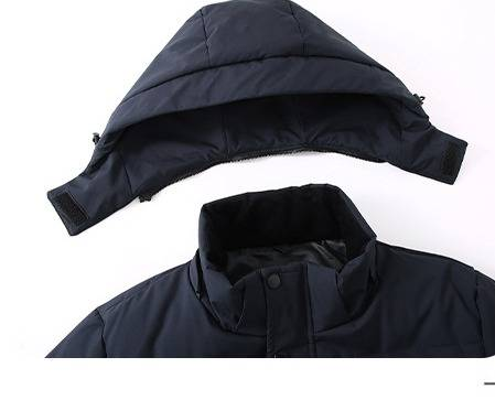 Erkek Kışlık Aşağı Mont - Kalınlaştırılmış Sıcaklığa Sahip Orta Boy Soğuk Geçirmez Mont (Siyah, Gri, Lacivert, M-5XL Bedenler, Polyester Dış Kaplama, Sadece Elde Yıkama)_voghion.com