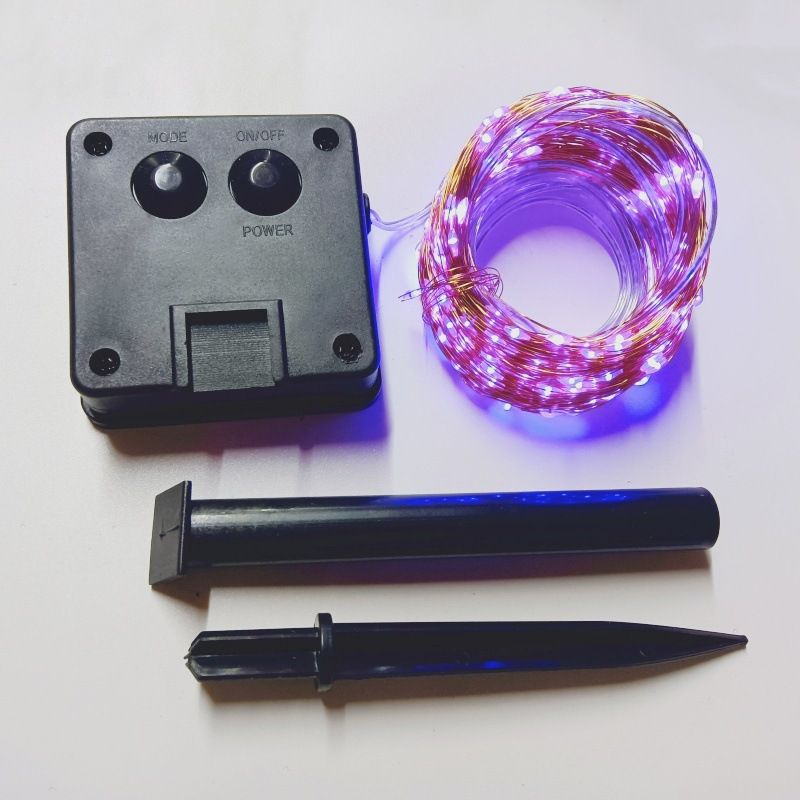 Luci a LED a energia solare, luci a stringa impermeabili per esterni, 100/200/300/500/1000 LED, 8 modalità_voghion.com