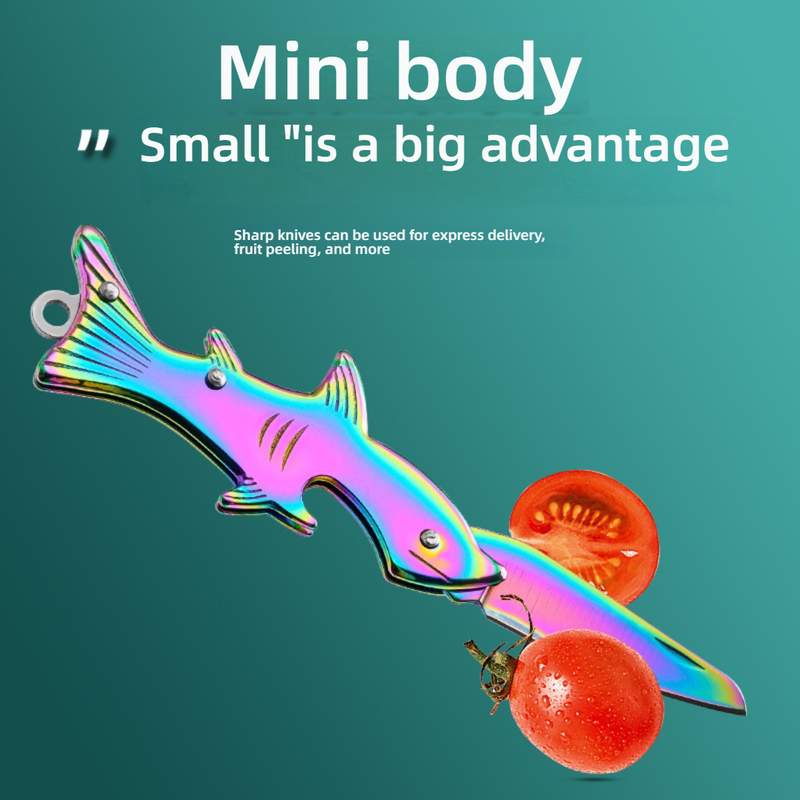 Zhuoying Mini-Taschenmesser aus Edelstahl – kompaktes, scharfes und tragbares Klappmesser für Outdoor, EDC, Schlüsselanhänger, Camping und den täglichen Gebrauch_voghion.com