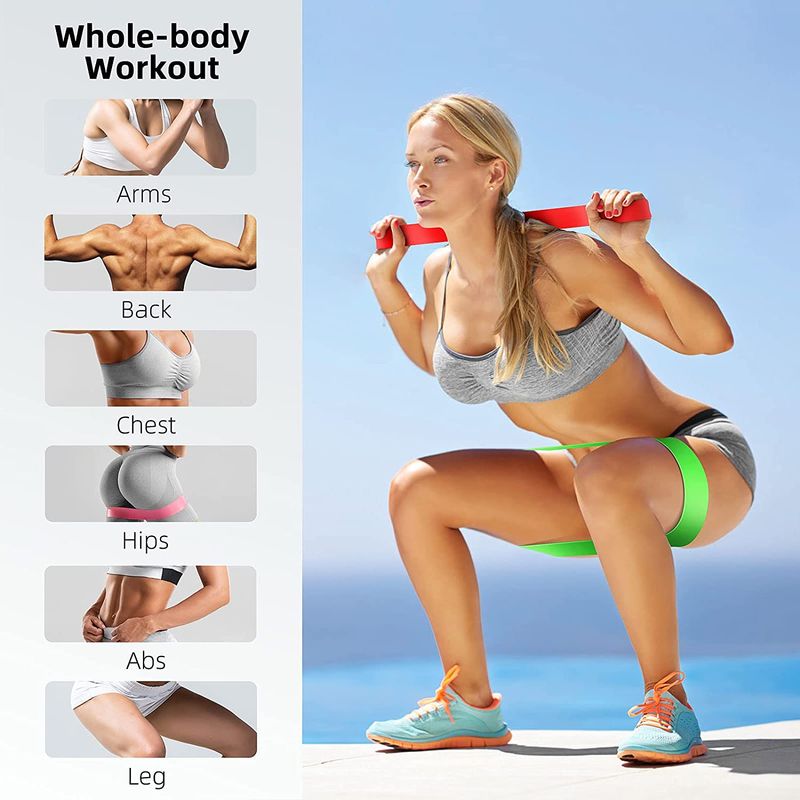 16Pcs Resistance Bands Set Expander Yoga Exercise Fitness Rubber Tubes Band Stretch Training Home Gyms Workout Elastic Pull Rope_voghion.com