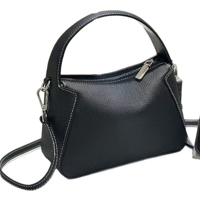 Handbag 2025 New Fashion Single Shoulder Crossbody Small Square Genuine Leather Women's Niche Design Dumpling Bag_voghion.com