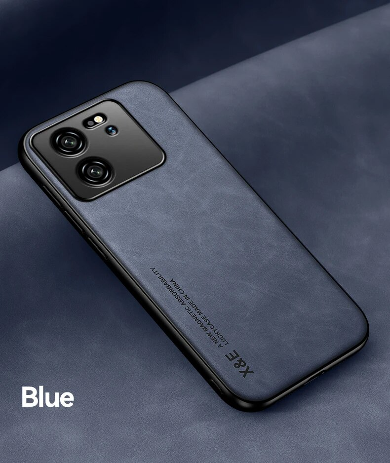 Custodie magnetiche in pelle 13T per Xiaomi 12T 11T Lite POCO F5 Redmi Note 13 12 11 Pro Cover_voghion.com