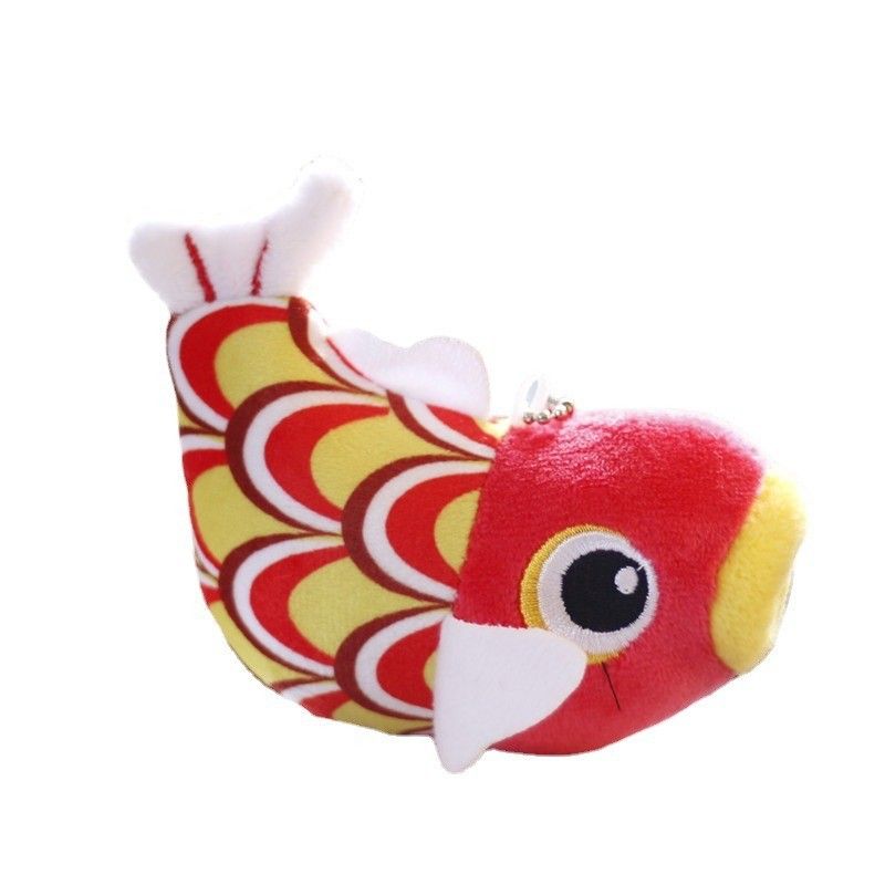 Fish Adorable Koi Plush Keychain Soft Short Plush Stuffed Animal Bag Charm For And Adults Kids_voghion.com