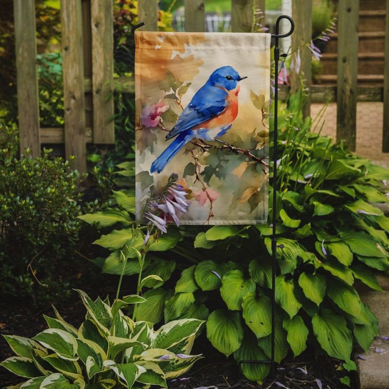 Size Garden Flower Multicolor Mailbox Banner Bluebird Flag Patio Yard Drative Artwork Beds Flag Garden Outside Yard Flag_voghion.com