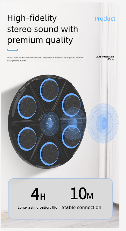 New Training Cross-Border Bluetooth Boxing Music Sports Smart Wall Target_voghion.com