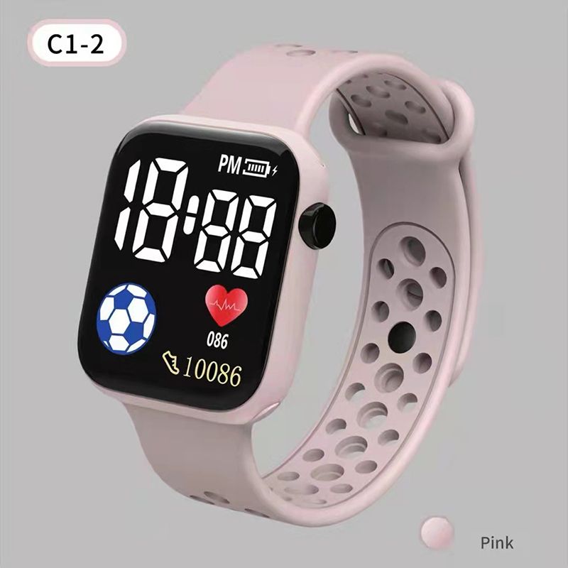 2023 LED Für Kinder Jungen Sport Wasserdichte Uhren Mädchen Silikon Digital Uhr Casual kinder Elektronische Uhr_voghion.com