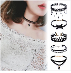 Heiße Verkäufe TOP Qualität Kühlen Glänzenden Strass Bündel Hals Beliebte Element Kragen Halskette Punk Hip Hop frauen Halsband Geschenk Koreanische_voghion.com