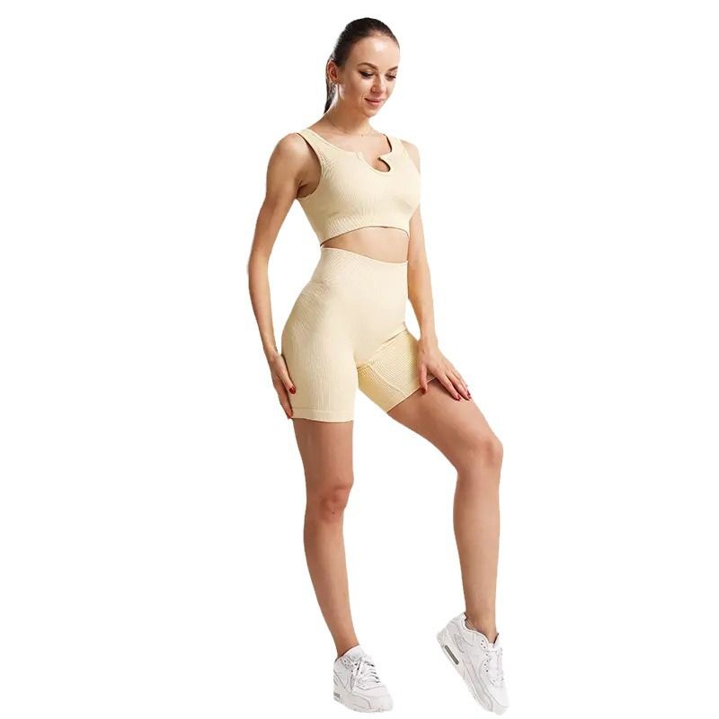Yoga Elastic High Waist Shorts For Women_voghion.com