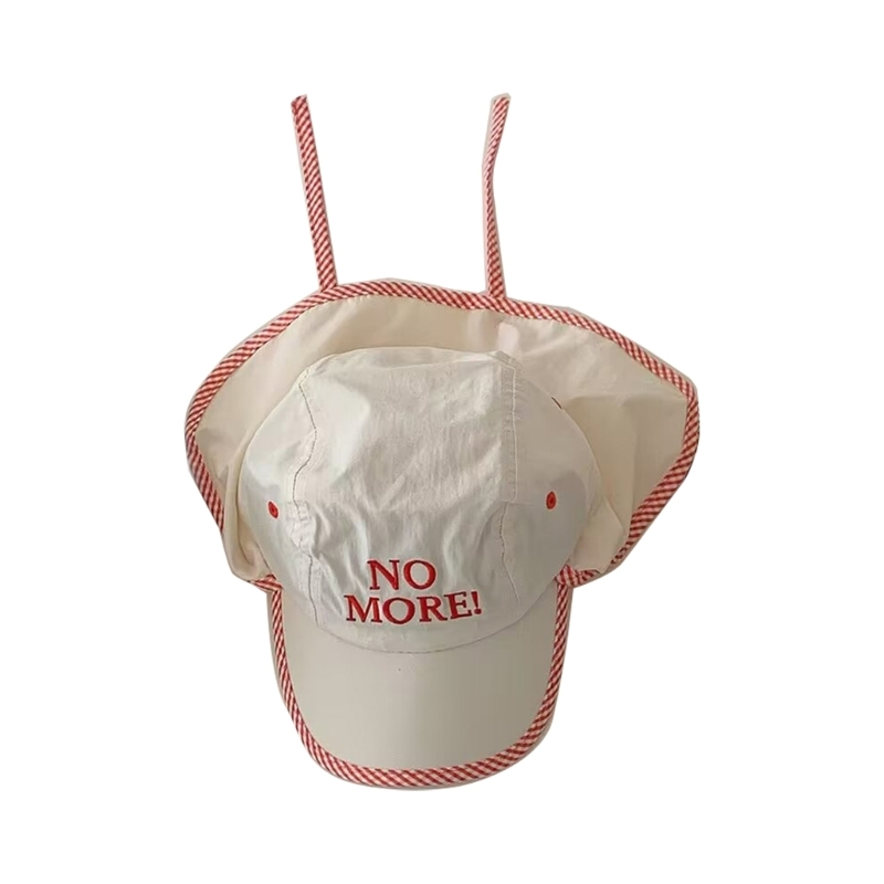 Sombrero de béisbol para bebé, sombrero de cubo fino con solapa para el cuello, protector solar, sombrero de Panamá para niños y niñas, gorra de sol Unisex para verano al aire libre_voghion.com