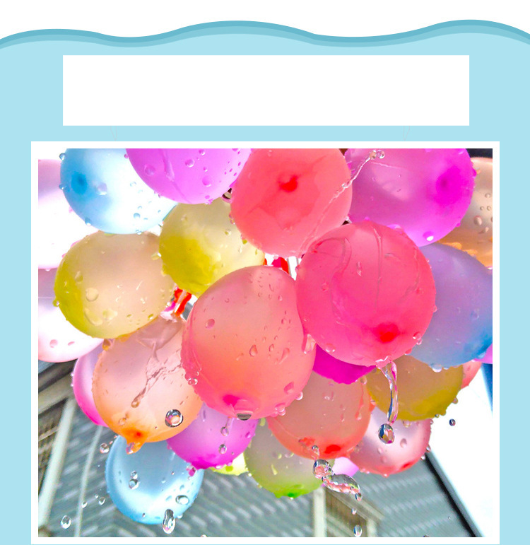 Oyuncak su balonu otomatik sızdırmazlık su balonu hızlı su doldurma balonu su savaşı su topu su topu yükleme su topu_voghion.com