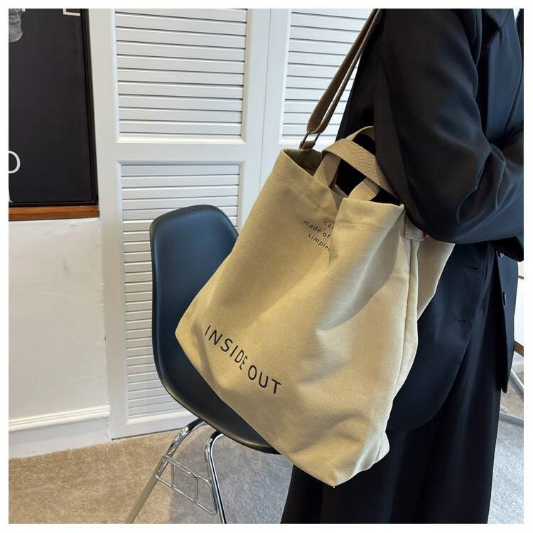 Borsa a tracolla di lusso in tela da donna Nobility, borsa casual da lavoro a tracolla, con ricamo a forma di sole._voghion.com