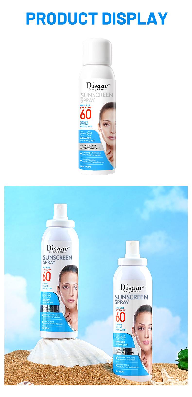 Spray protecteur pour les mains, les pieds, le corps et le visage_voghion.com