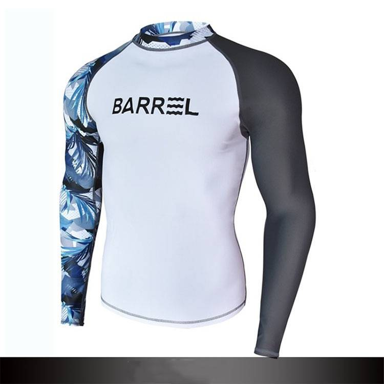 New Men's Diving Suit, Long-sleeved Sun-protective Quick-drying Swimming Suit, Jellyfish Suit, Surfing Suit, Snorkeling Set_voghion.com